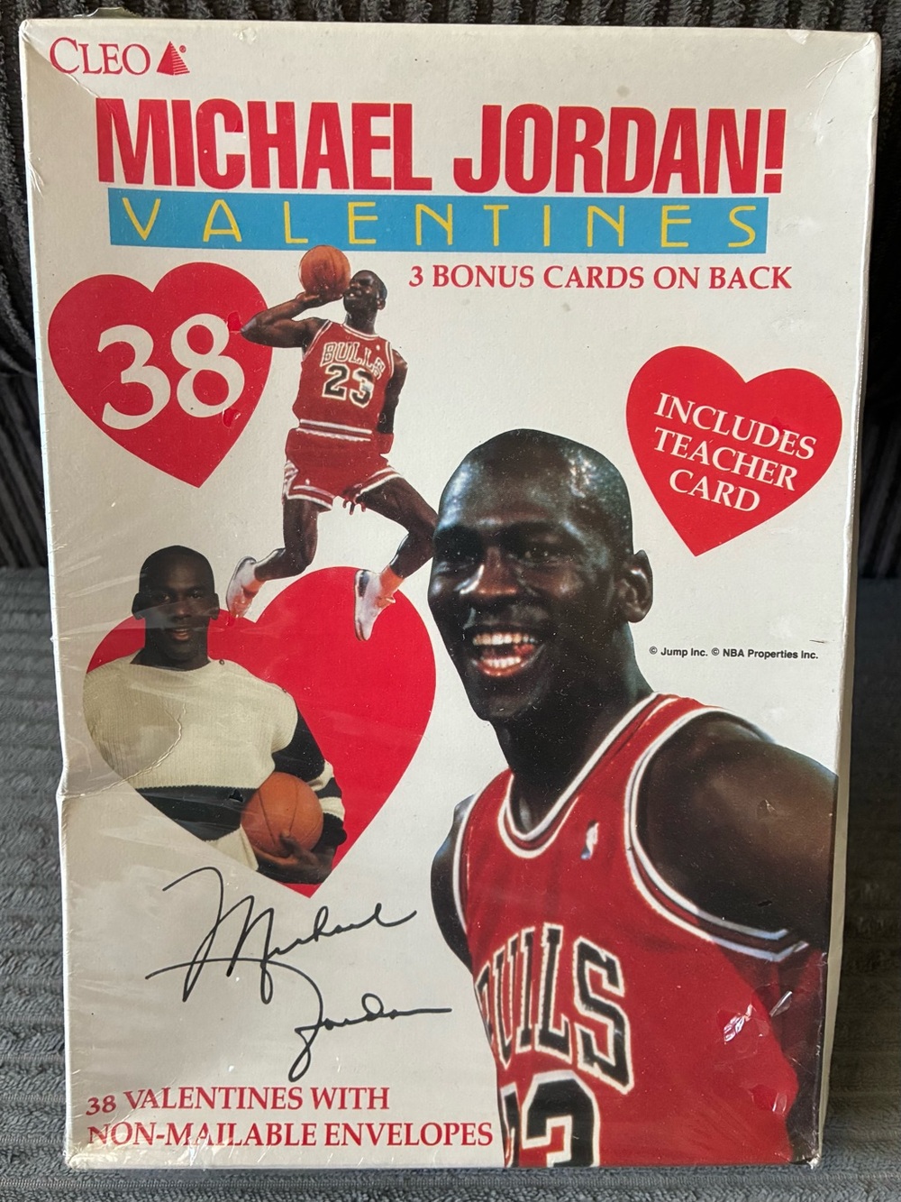 New VTG Sealed Michael Jordan Valentines Set Basketball GOAT Valentine’s Day